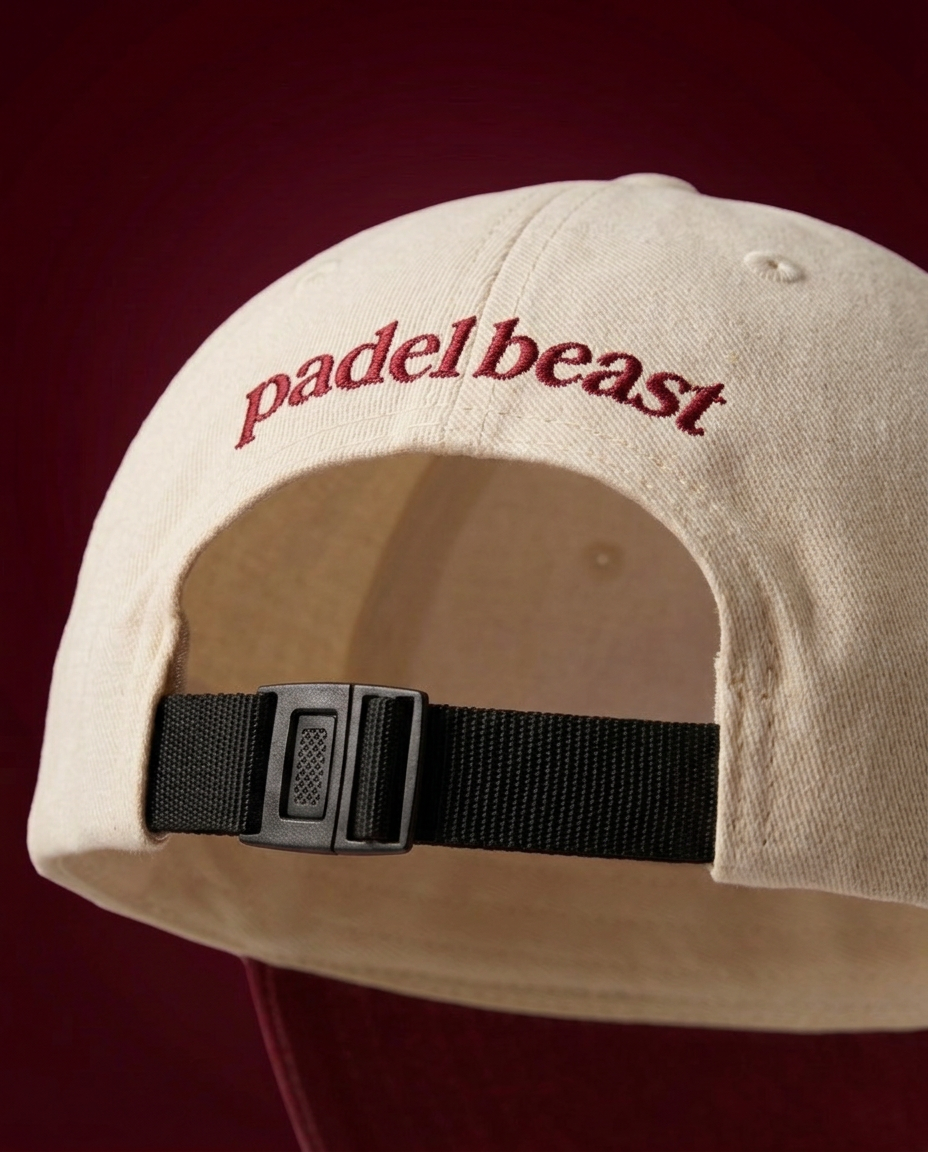 Padel Beast Cream/Red Cap
