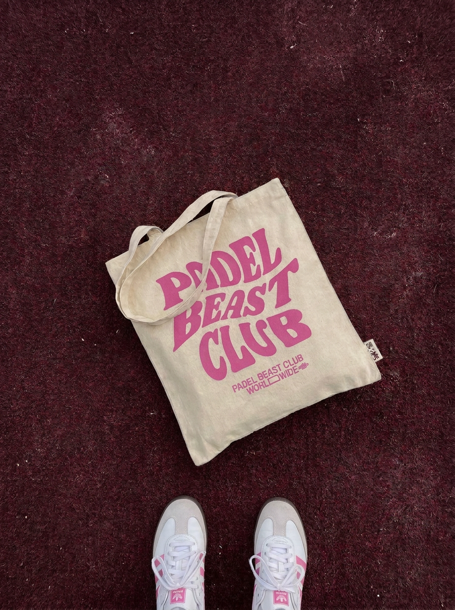 Padel Beast Pink Tote Bag
