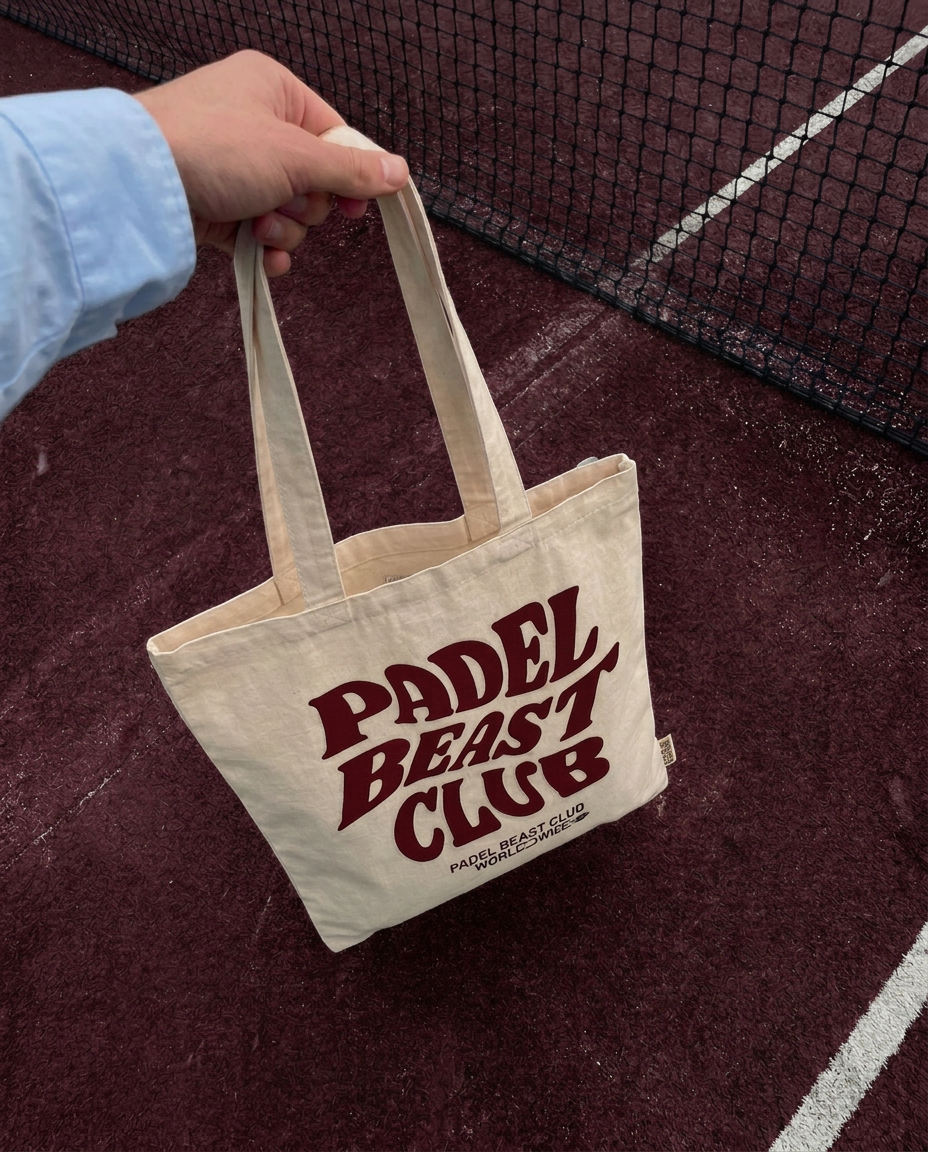 Padel Beast Maroon Tote Bag