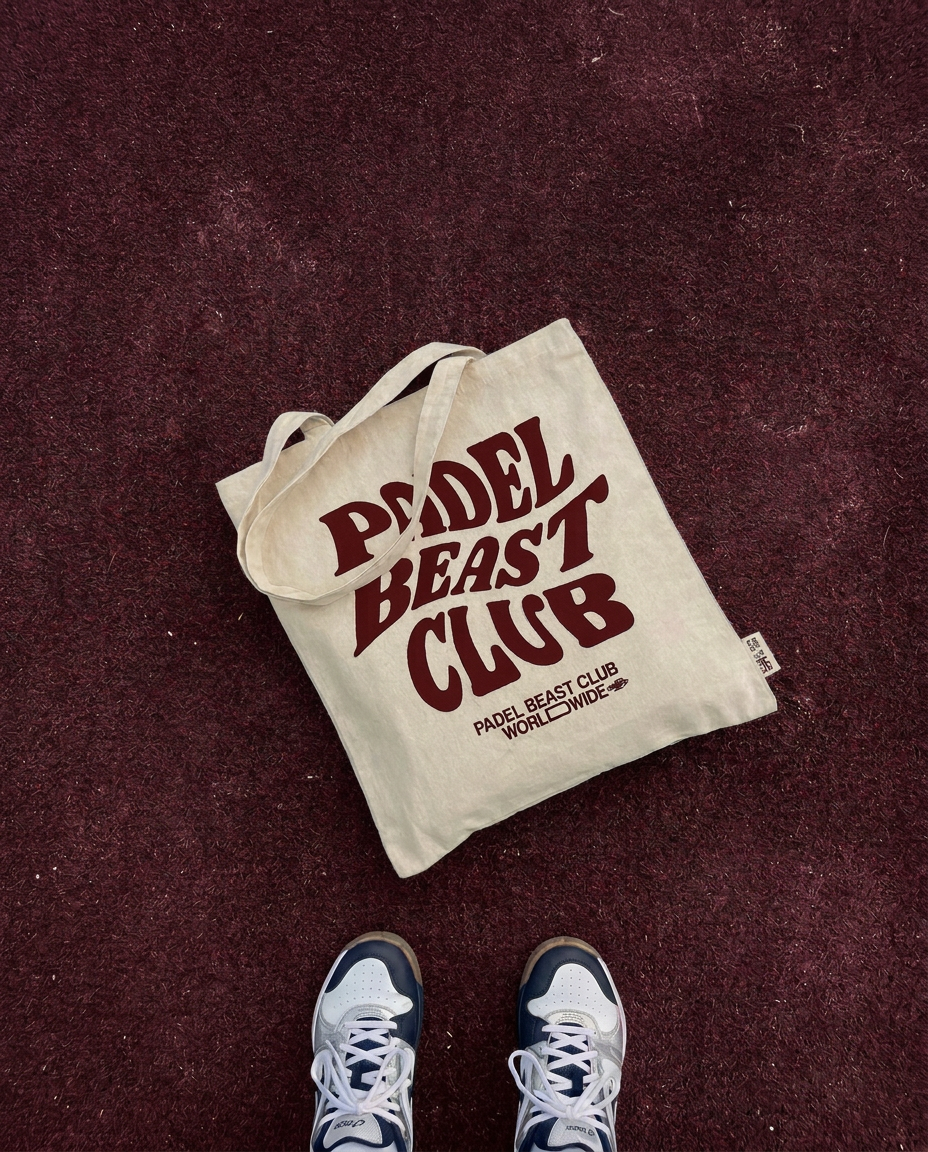 Padel Beast Maroon Tote Bag