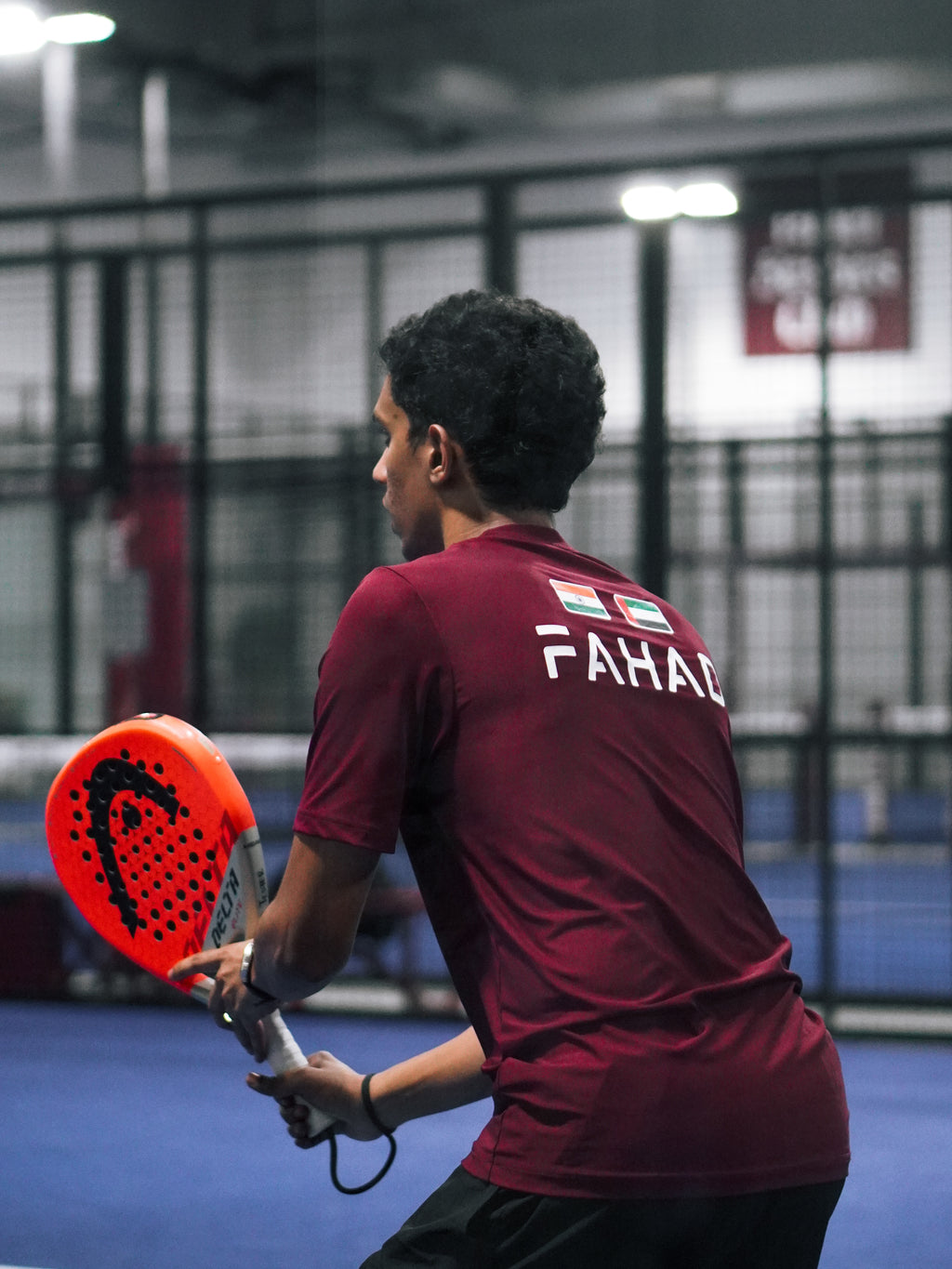 Padel Beast Six'o Performance Maroon T-shirt