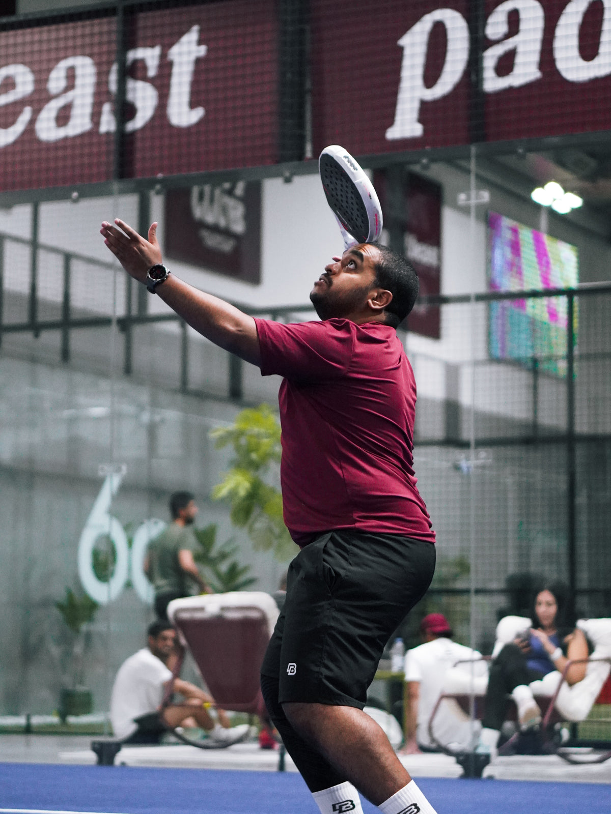Padel Beast Six'o Performance Maroon T-shirt