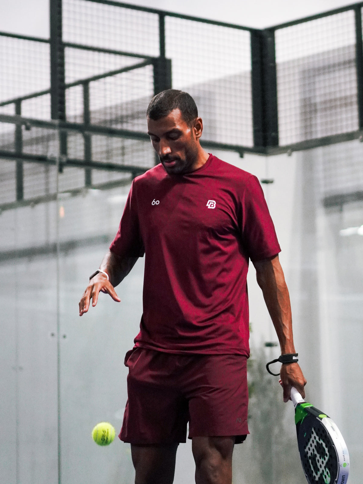 Padel Beast Six'o Performance Maroon T-shirt